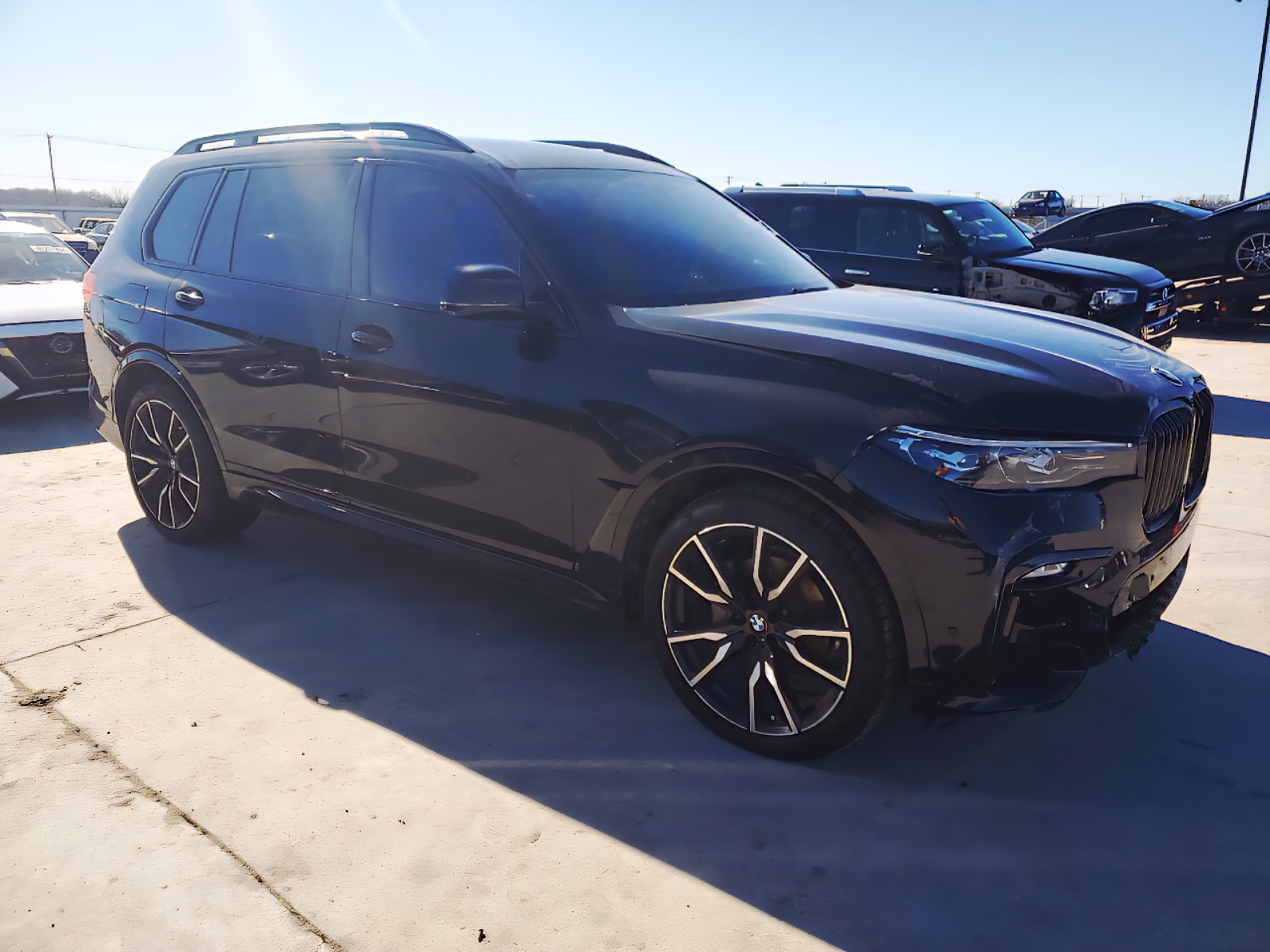 BMW X7 2022 BLACK/BROWN vin: 5UXCW2C04N9M75073